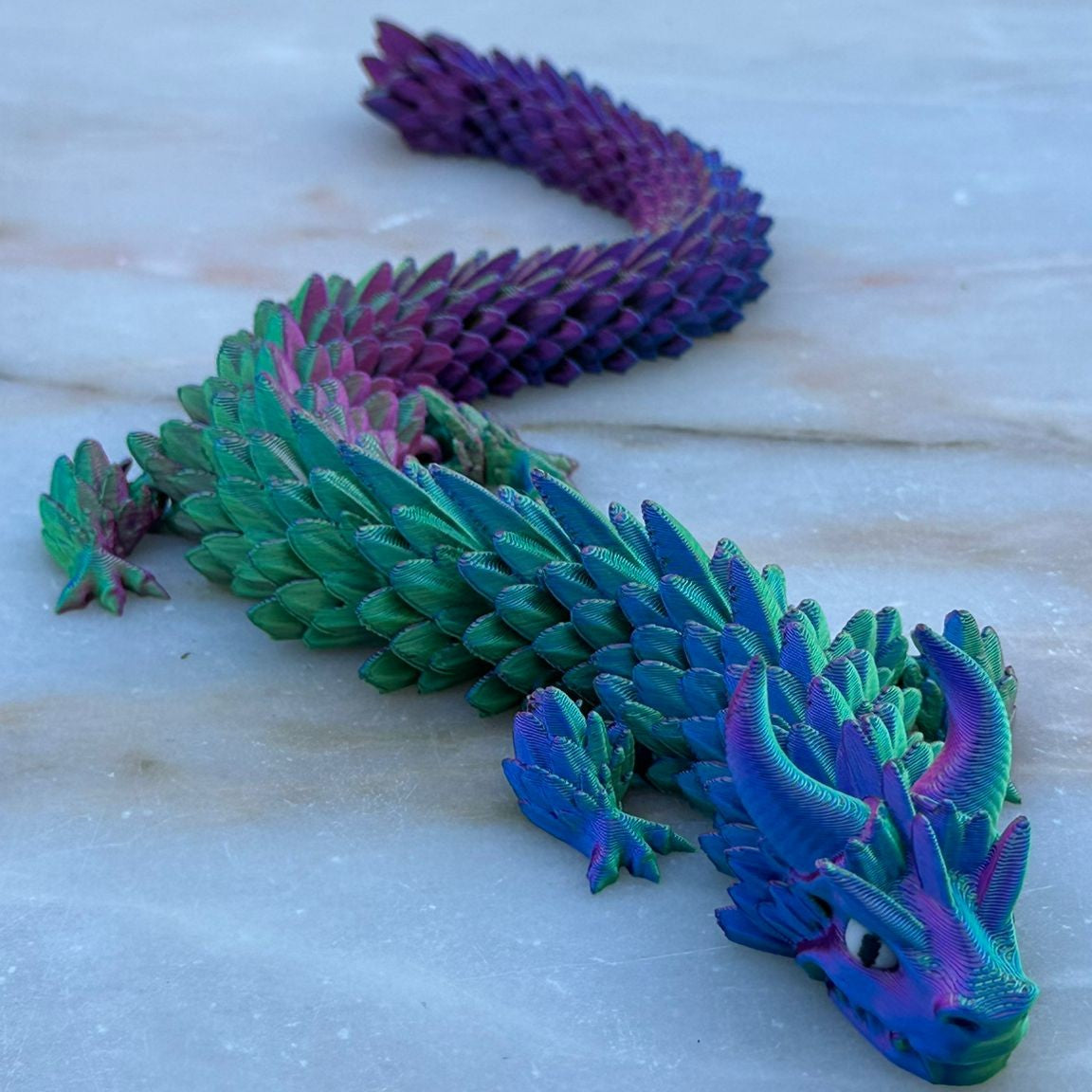 Dragão Articulado em Impressão 3D – Colorido e Detalhado 🐉✨