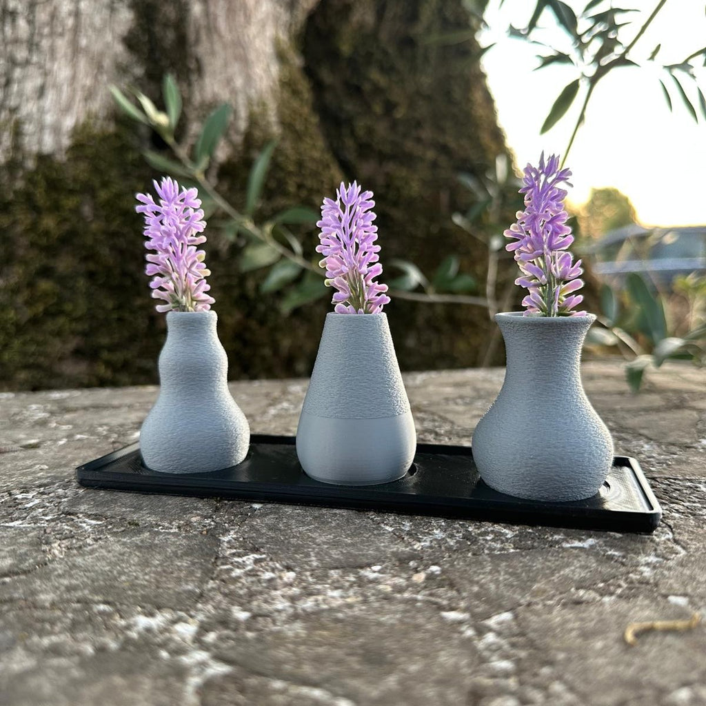 Mini Jarras Decorativas com Base – Impressão 3D