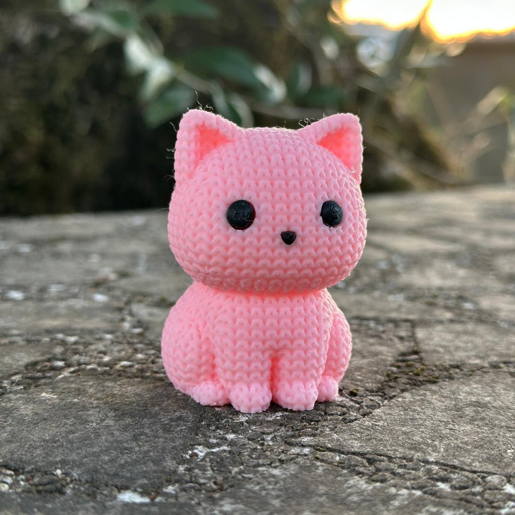 Mini Gato Decorativo em Impressão 3D 🐾✨